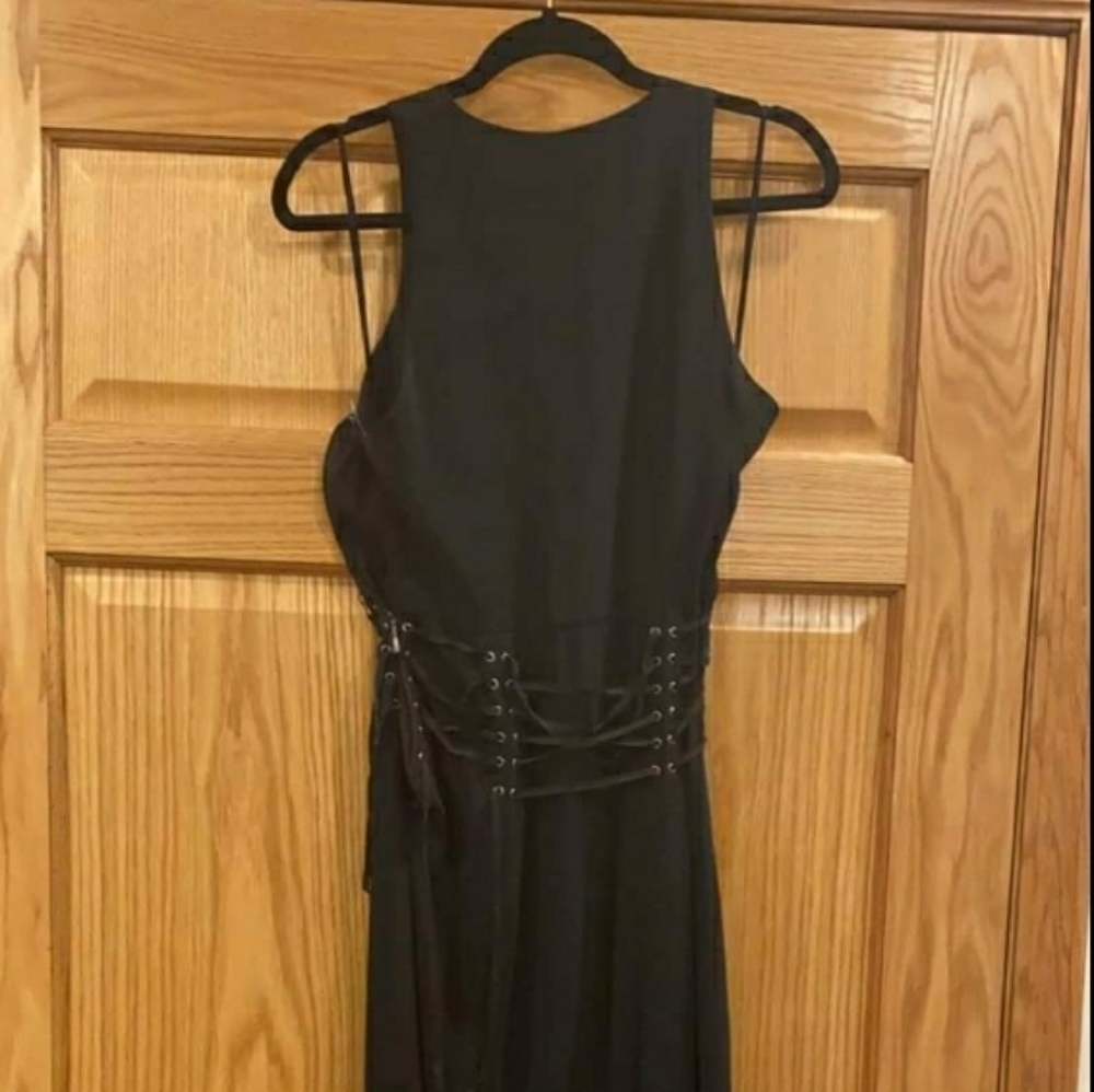 Haute Hippie Philosophers Stone Crepe Gown - Picture 11 of 12
